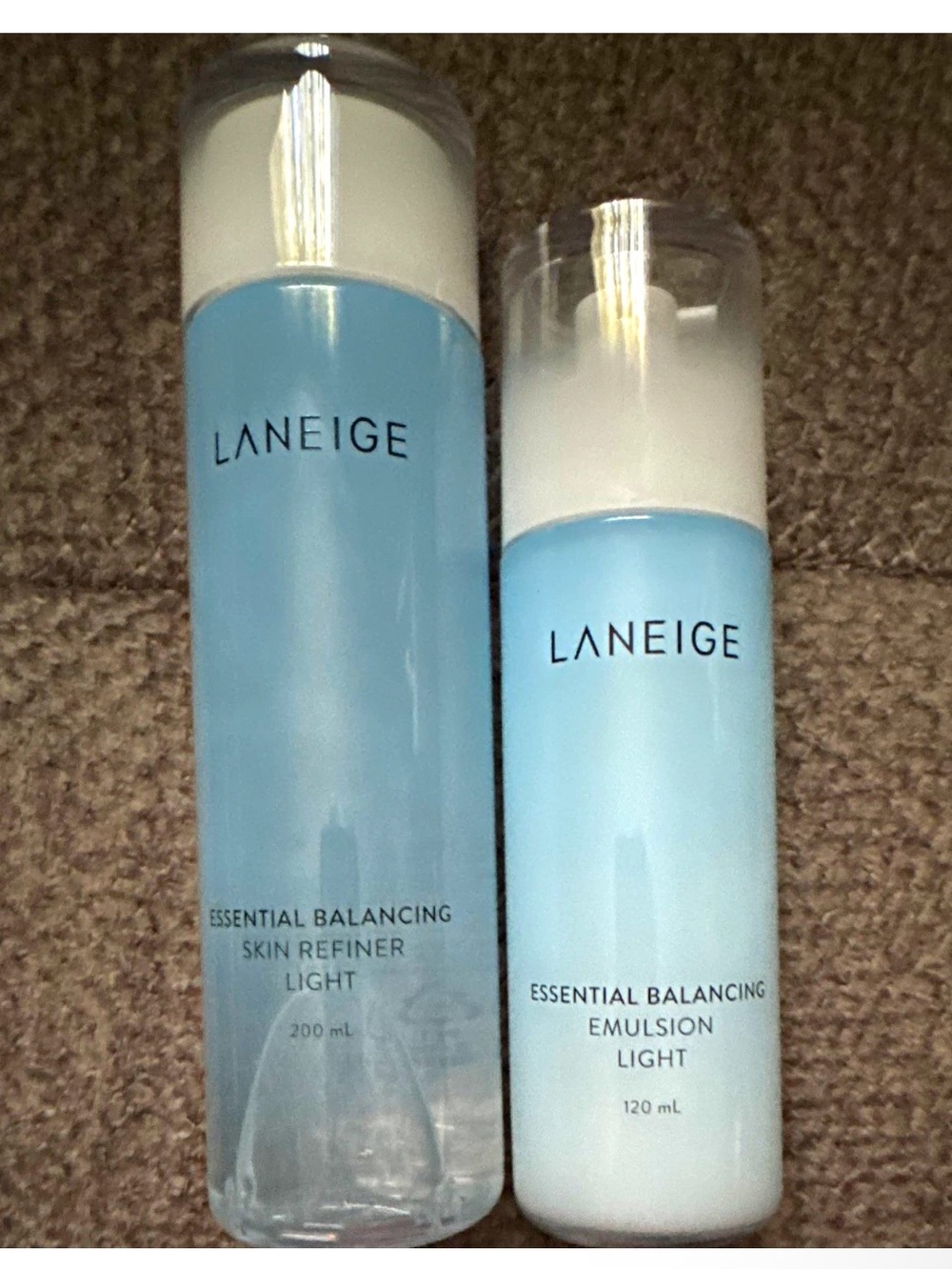 Laneige Essential Balancing Skin Refiner Light-toner + Emulsion-moisturizer